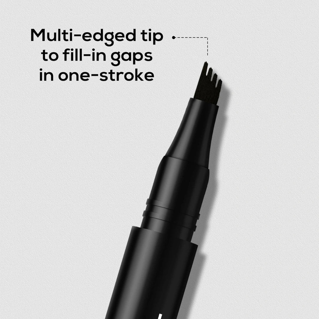 RENEE Browfill Eyebrow Pen - Black | Waterproof & Smudge-Proof | One Swipe Application