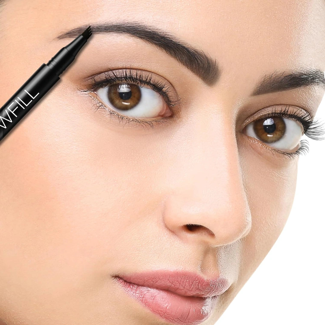 RENEE Browfill Eyebrow Pen - Black | Waterproof & Smudge-Proof | One Swipe Application