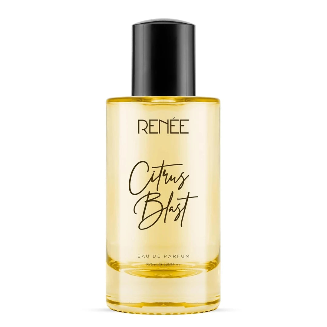 RENEE Citrus Blast Eau De Parfum, Premium Long-Lasting Fragrance with Notes of Bergamot, Lemon, Rose, Jasmine & Musk, Scent EDP for Every Occasion, Gifting, Ideal Luxury Perfume for Women, 50 Ml