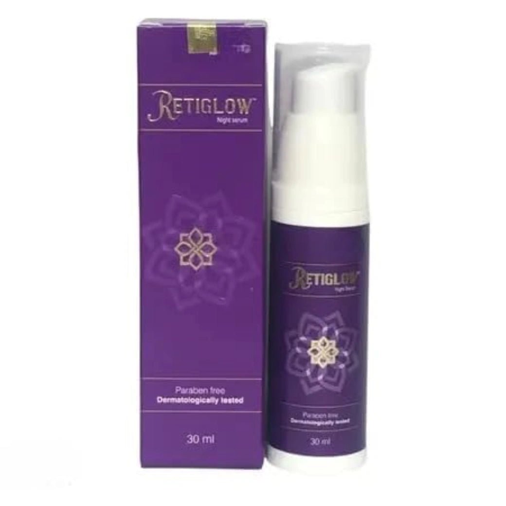Retiglow Night Serum | Revitalises and keeps the skin radiant and fresh| Soothes skin inflammation| Dermatologically Tested & Paraben Free 30ml - Deals999