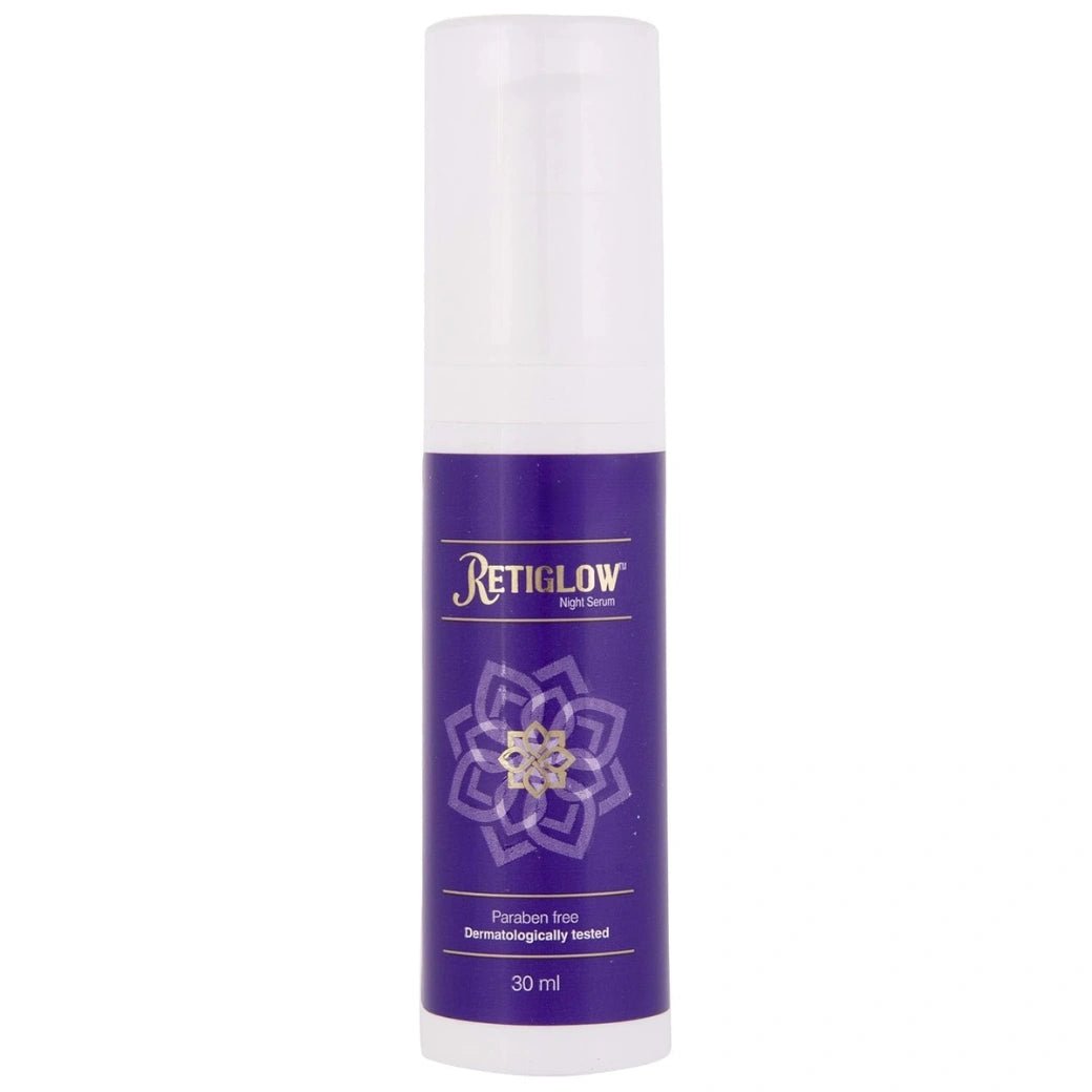 Retiglow Night Serum | Revitalises and keeps the skin radiant and fresh| Soothes skin inflammation| Dermatologically Tested & Paraben Free 30ml - Deals999