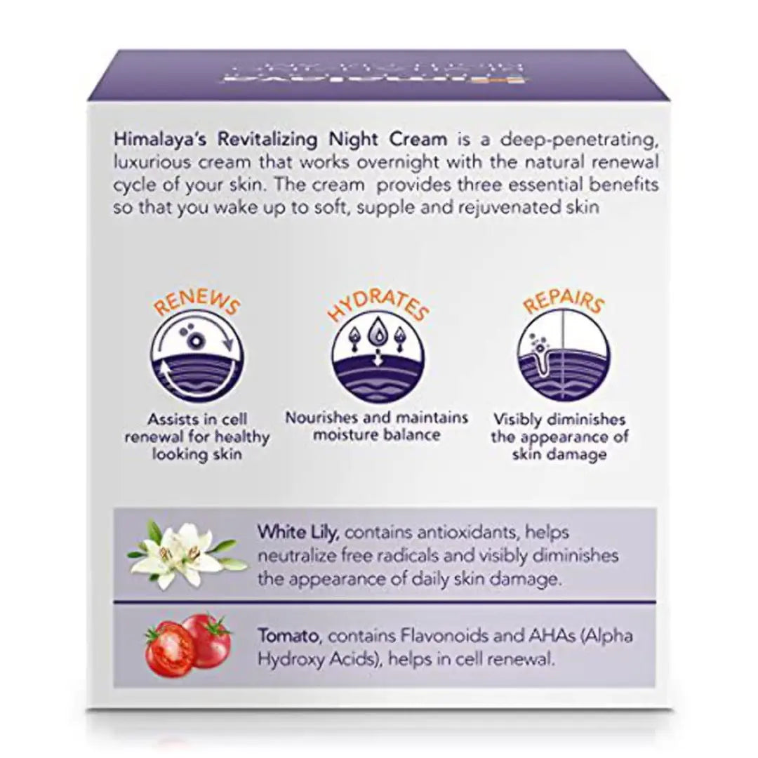 Himalaya Herbals Revitalizing Night Cream, 50ml