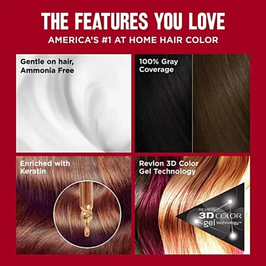 Revlon Colorsilk Permanent Hair Colour With Keratin (Black 1N) - Deals999