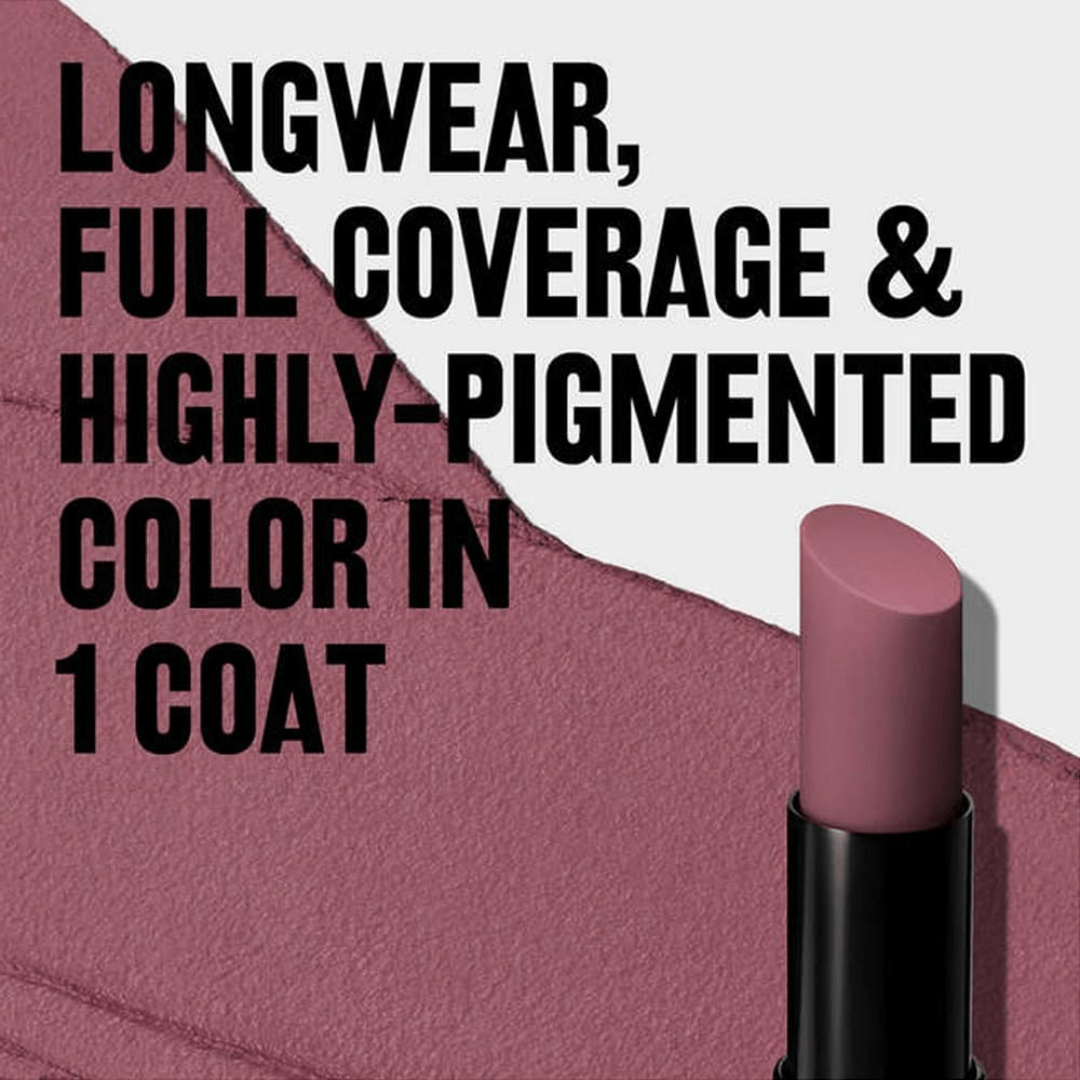 REVLON ColorStay Suede INK Lipstick, Waterproof, Longwear, Transfer proof, Antioxidant - rich Vitamin E, With Vegan Formula made without parabens, Power Trip - 012 - Deals999
