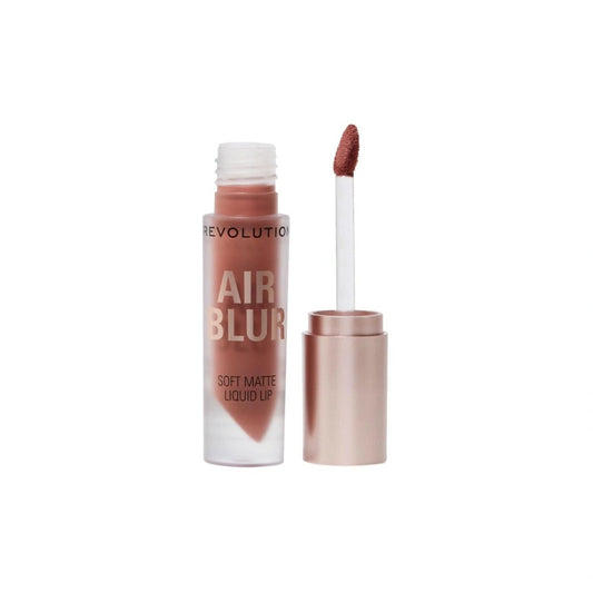 Revolution Air Blur Matte Liquid Lipstick - Whisper| Bold Color, Soft Focus Finish | Lightweight, Non - Drying, Transfer - Proof | Long - Lasting Velvet Matte Lipstick with Tear - Shaped Applicator - 3.5ml - Deals999