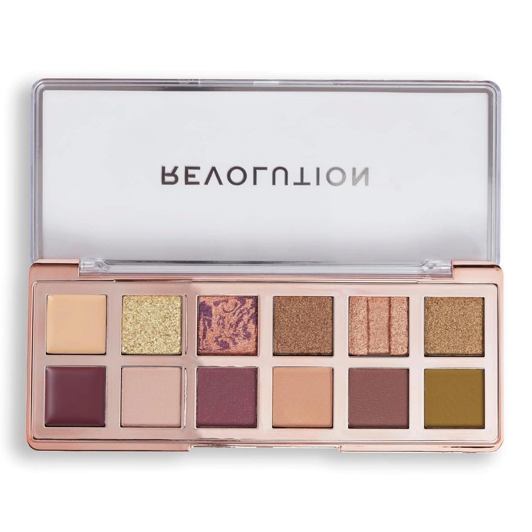 Revolution Beauty, Eyeshadow Palette, 12 Ultra - Pigmented Matte & Shimmer Finishes & Shades, Long - Lasting & Blendable, Vegan & Cruelty - Free (Eternal Icon Green) - Deals999
