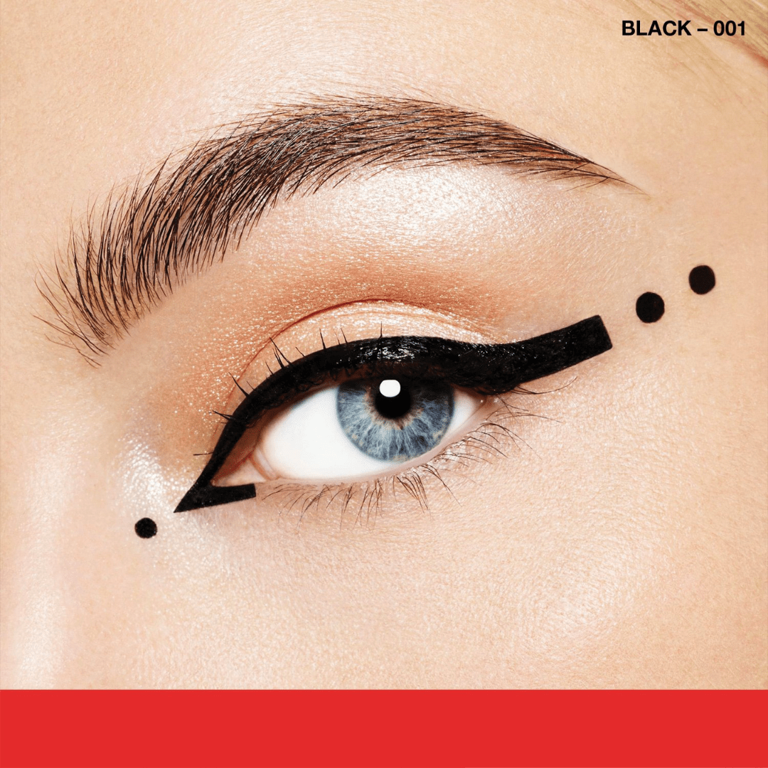 Rimmel London Scandaleyes Bold Liquid Eyeliner, Long - Wearing, Easy Removal, Intense Color, 001, Black, 0.08oz - Deals999