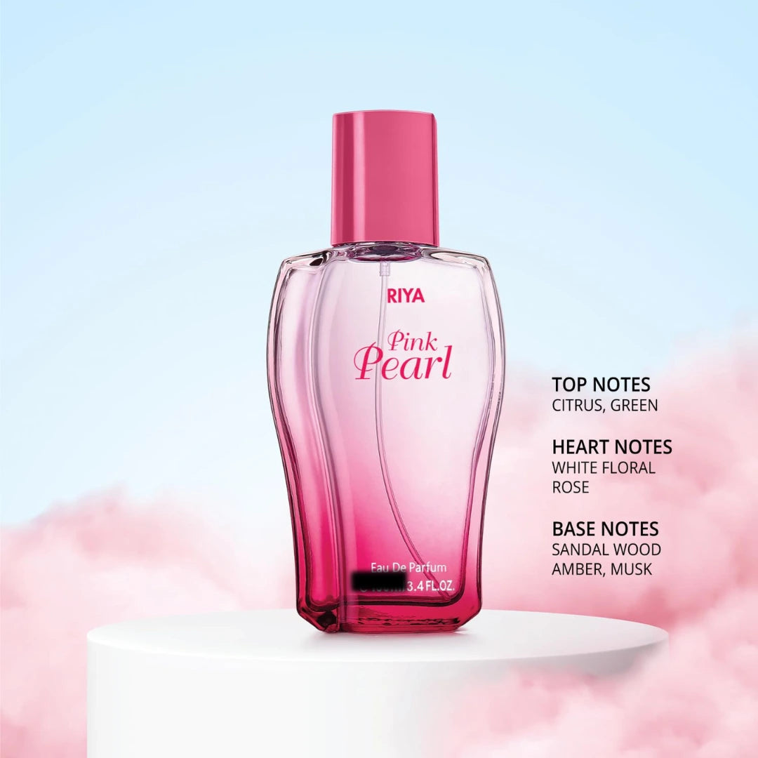 RIYA PINK PEARL For Women Eau De Parfum Spray Citrus Rose 30 ML Long Lasting Fragrance