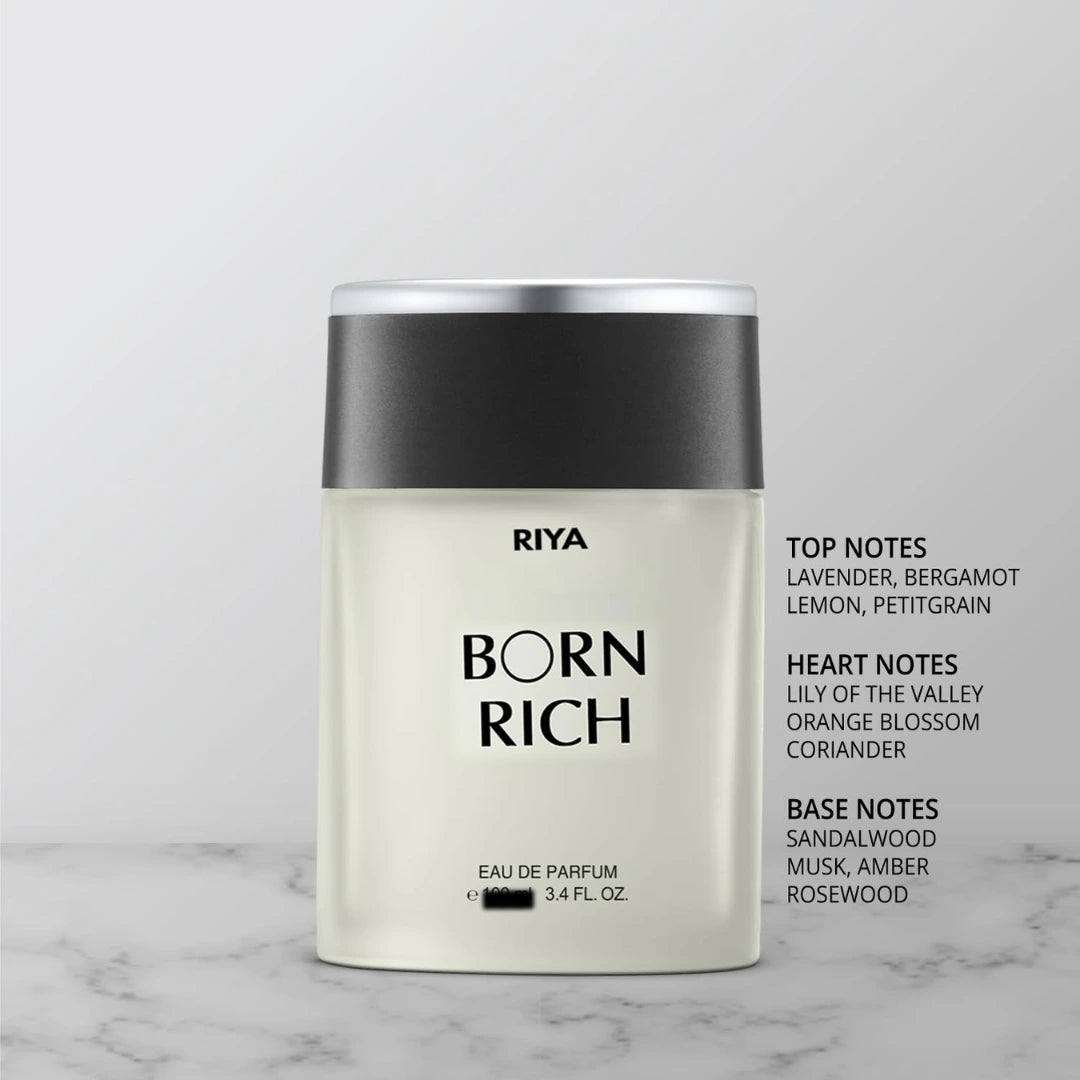 Riya Born Rich Perfume For Men - 30 Ml | Eau De Parfum With Long Lasting Fragrance