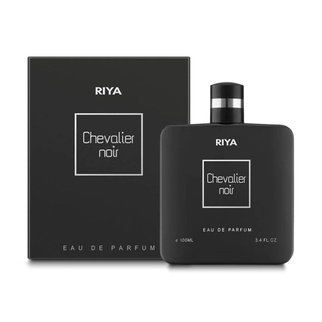 RIYA CHEVALIER NOIR For Men Eau De Parfum Spray Green, Musk, Mossy 100 ML