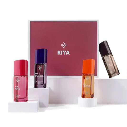 RIYA Gift A Memory Eau De Premium Unisex Perfume Gift Set (4x20ml)