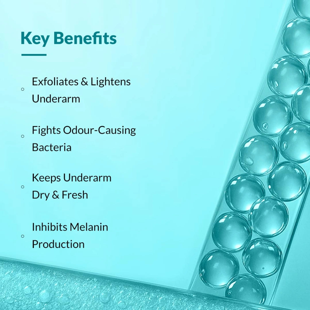 Fixderma Nigrifix Underarm Ocean Roll on With 6% AHA, Lactic Acid & 1% Mandelic Acid & Kojic Acid | Brightens Skin & Exfoliates Underarm | For Sensitive Skin - 60ml