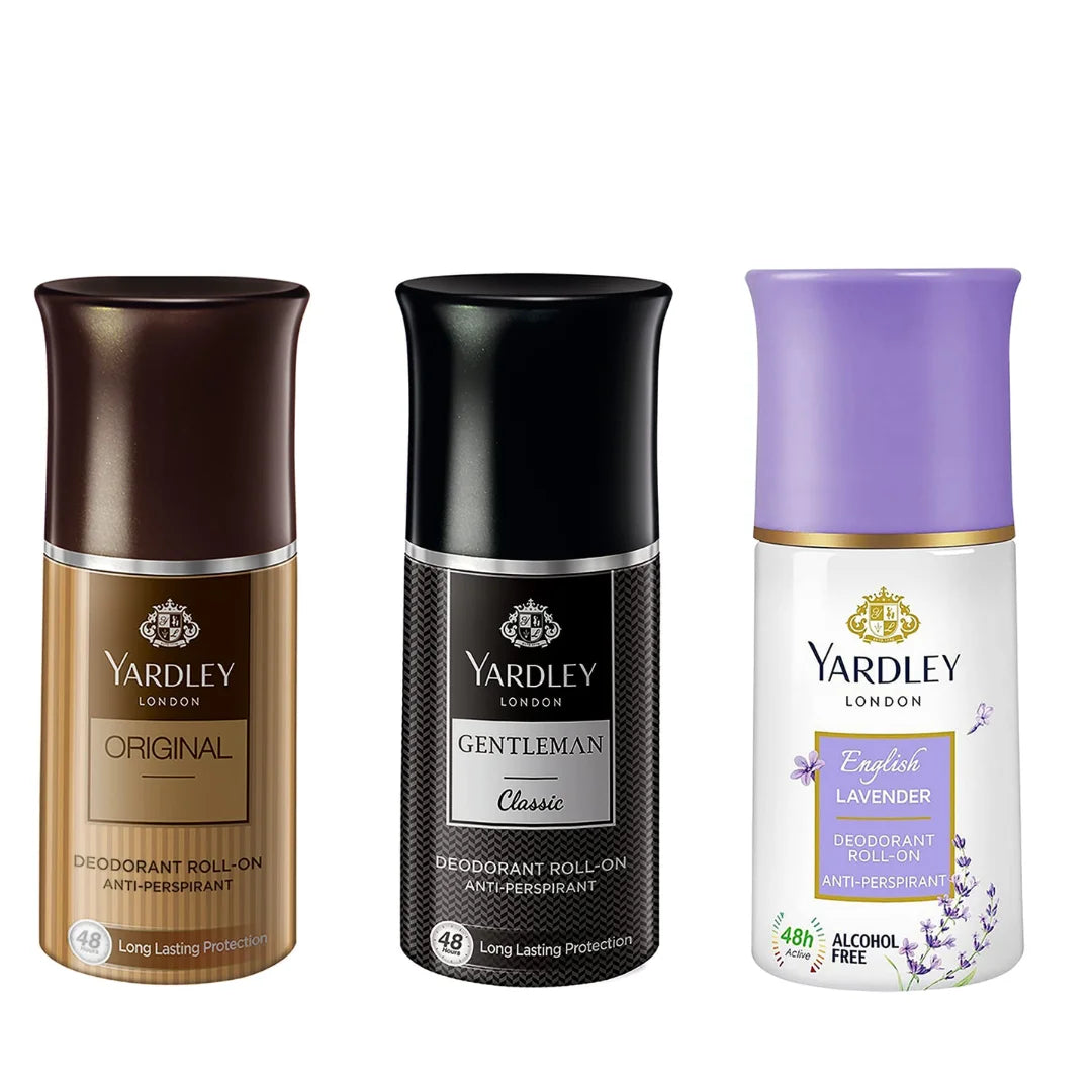 Yardley London English Lavender, classic and original Anti Perspirant Deodorant Roll 50ml