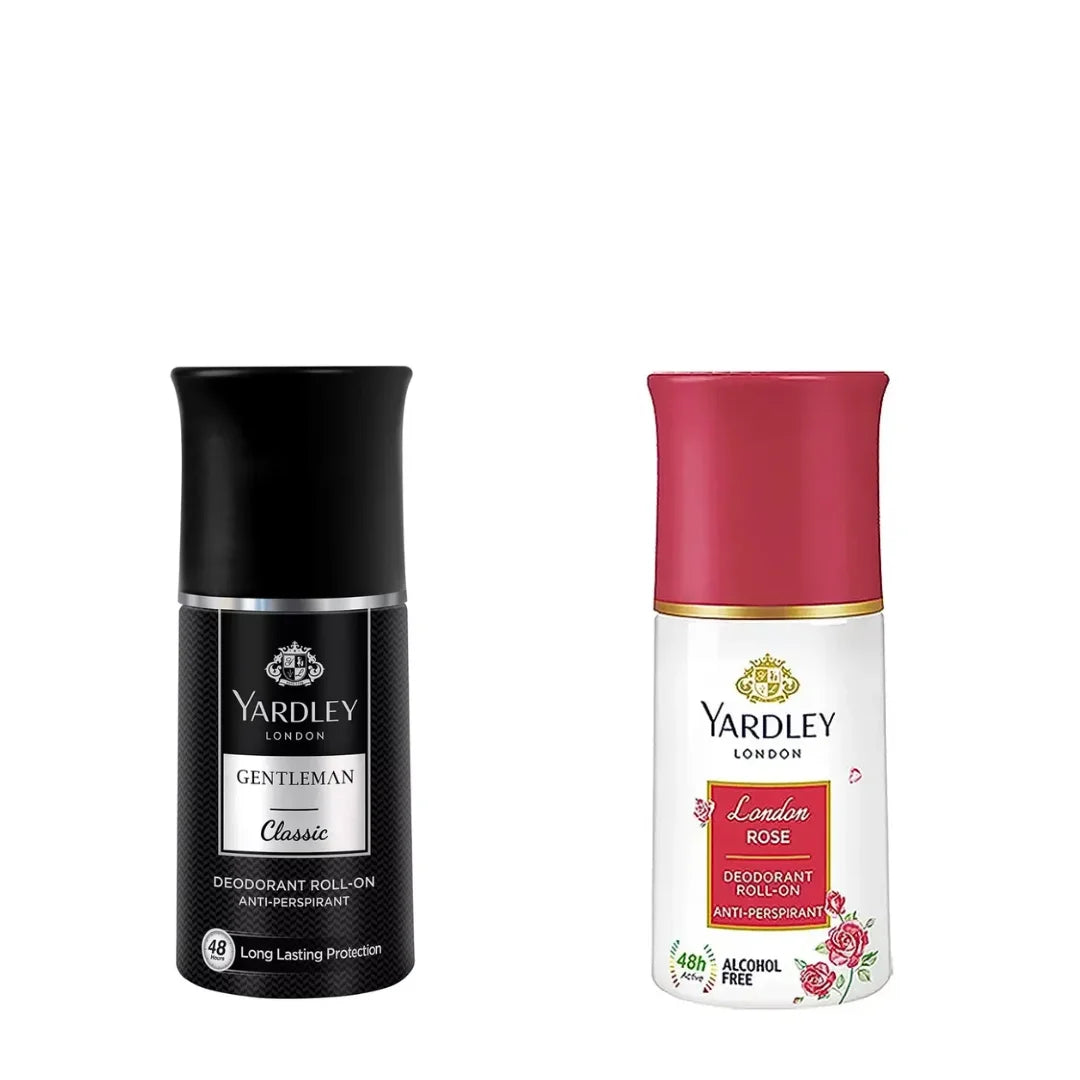 Yardley London gentlemen classic & london rose Deodorant Roll On Anti Perspirant 50ml