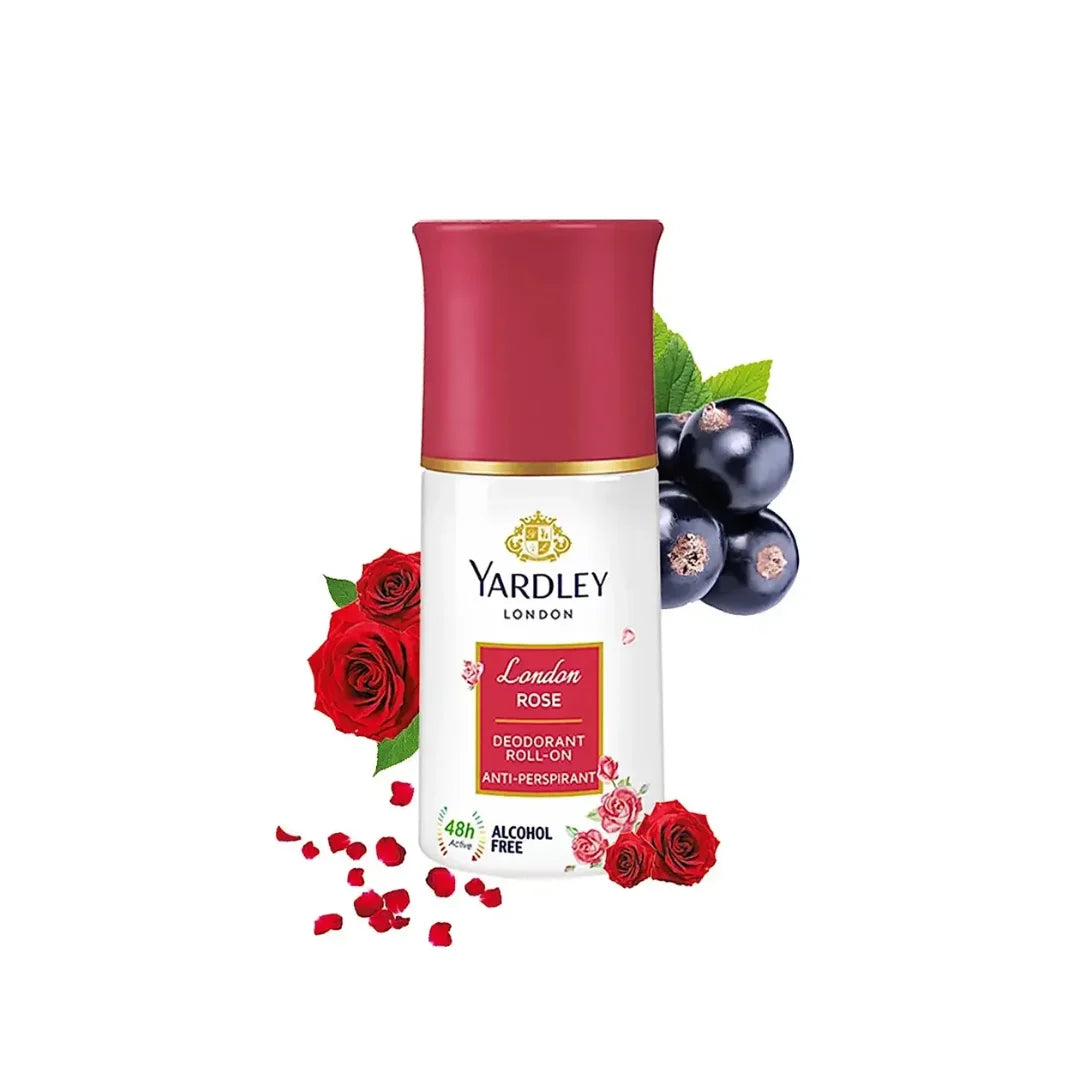 Yardley London gentlemen classic & london rose Deodorant Roll On Anti Perspirant 50ml