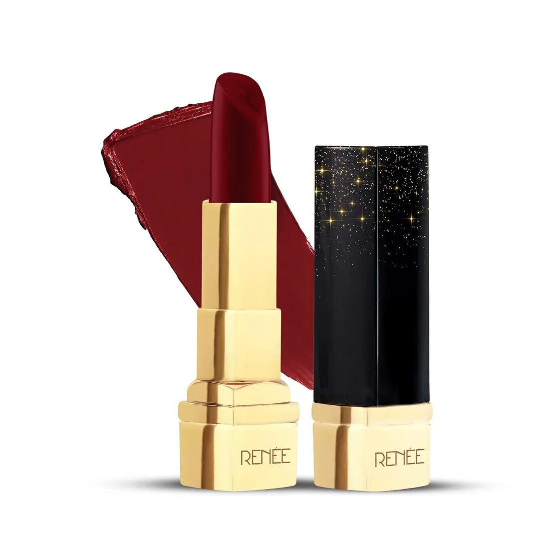 RENEE Classic Satin Matte Lipstick -Soft Sheen, Rich Pigment With Buildable Payoff | Long-lasting, Non-Drying Formula | With Shea Butter, Peptides & Nourishing Oils | 4g