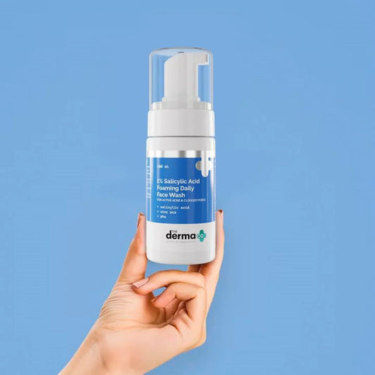 The Derma Co 1% Salicylic Acid Foaming Daily Face Wash