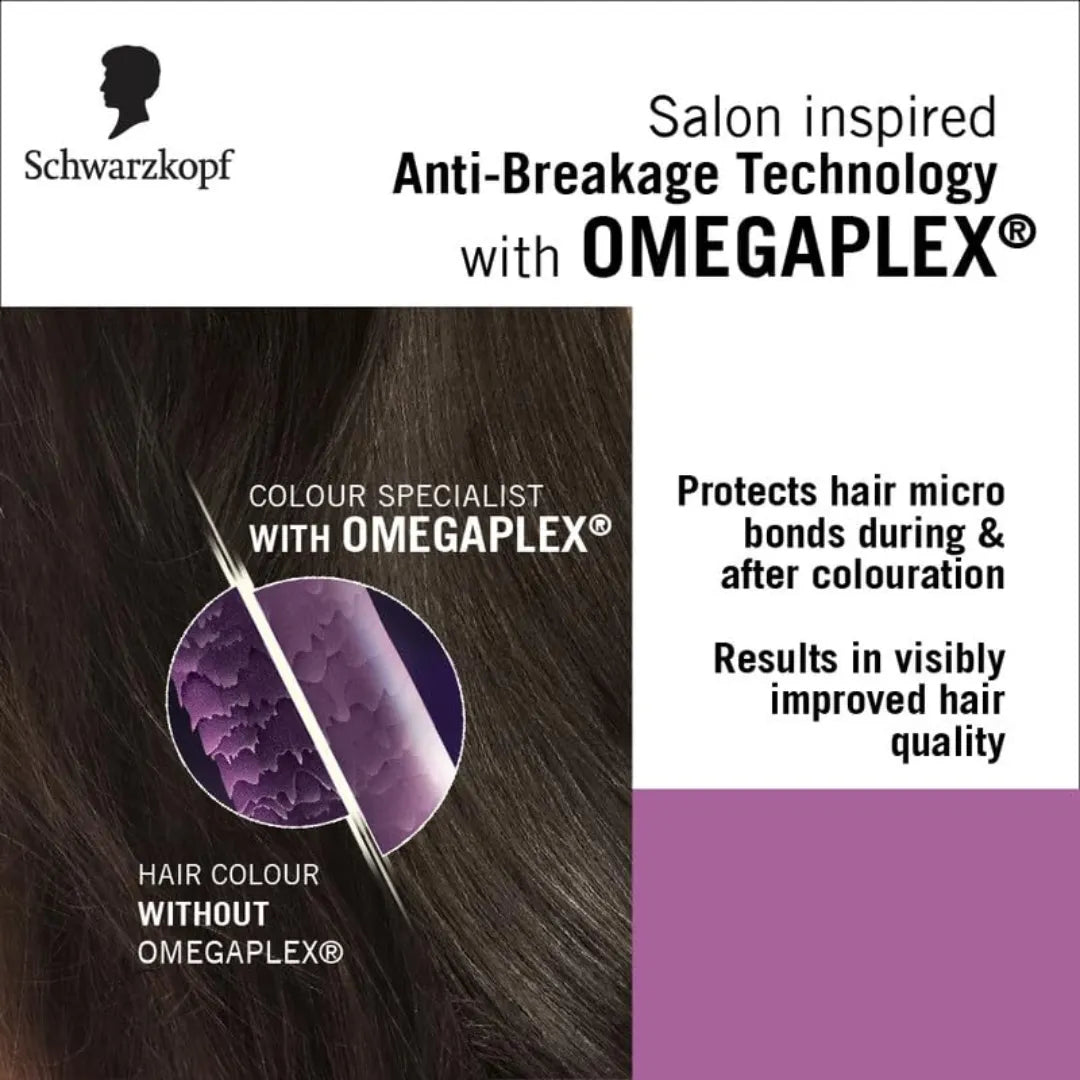 Schwarzkopf Colour Specialist At Home Permanent Hair Colour - 6.0 Natural Light Brown (165ml) - Deals999