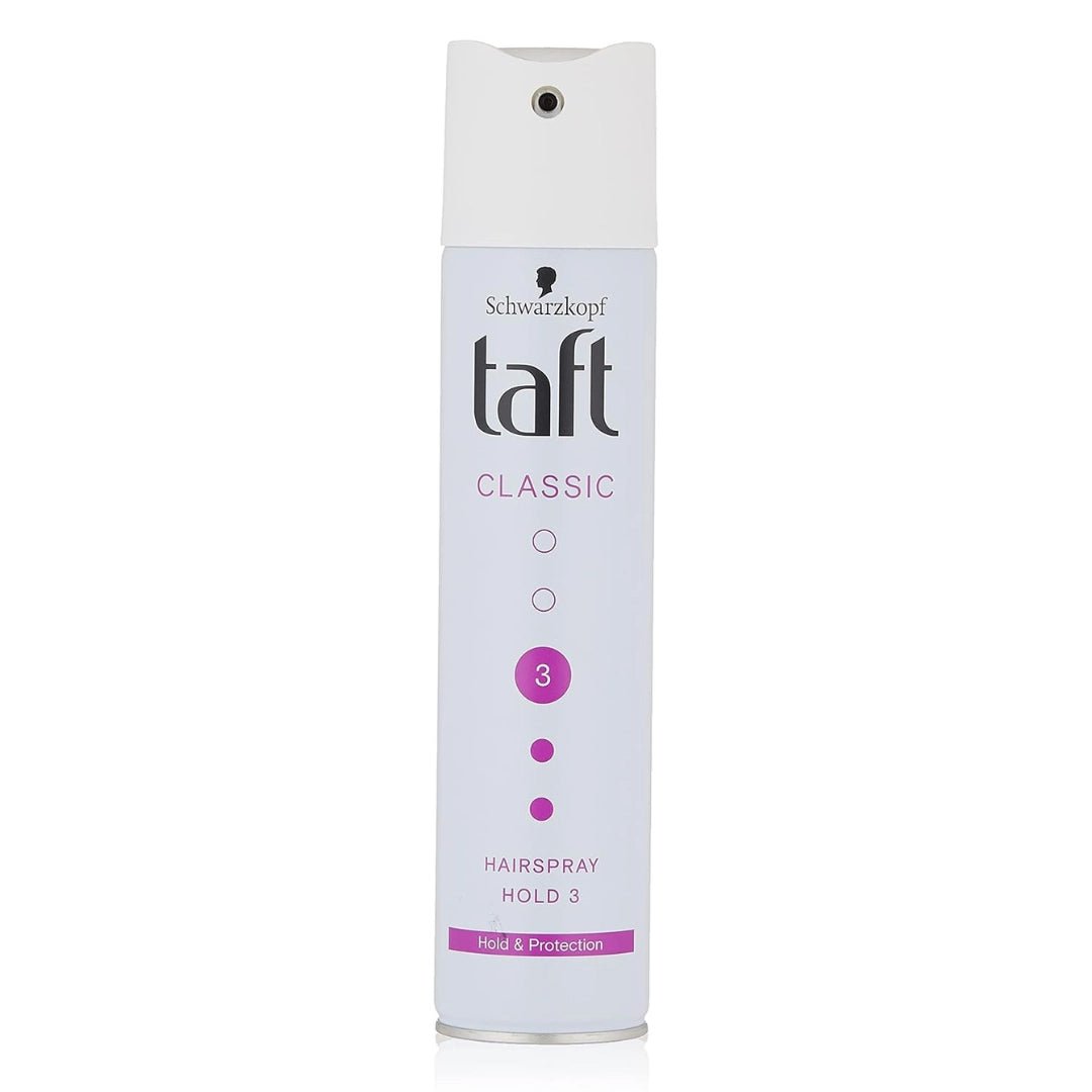 Schwarzkopf Taft 3 Classic Hair Spray Hold & Protection (250ml) - Deals999