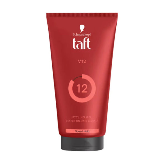 Schwarzkopf Taft Power V12 Hair Gel With Speed Hold Technology, Non - Stick & Easy To Wash Off (150ml) - Deals999