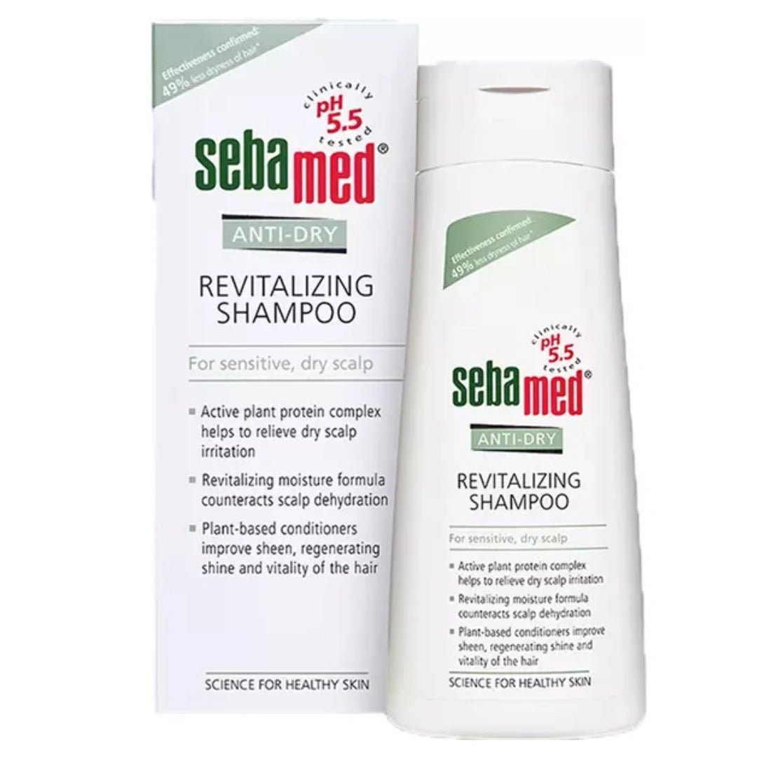 Sebamed Anti - Dry Revitalizing Shampoo | pH 5.5 I Confirmed 49% less dryness in 3 weeks | Dermatologically & clinically tested | 200ml - Deals999