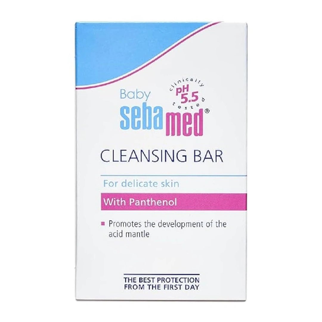 Sebamed Baby Cleansing Bar|pH 5.5 |Newborn bathing|Soap Free|Tear Free|150 gm - Deals999