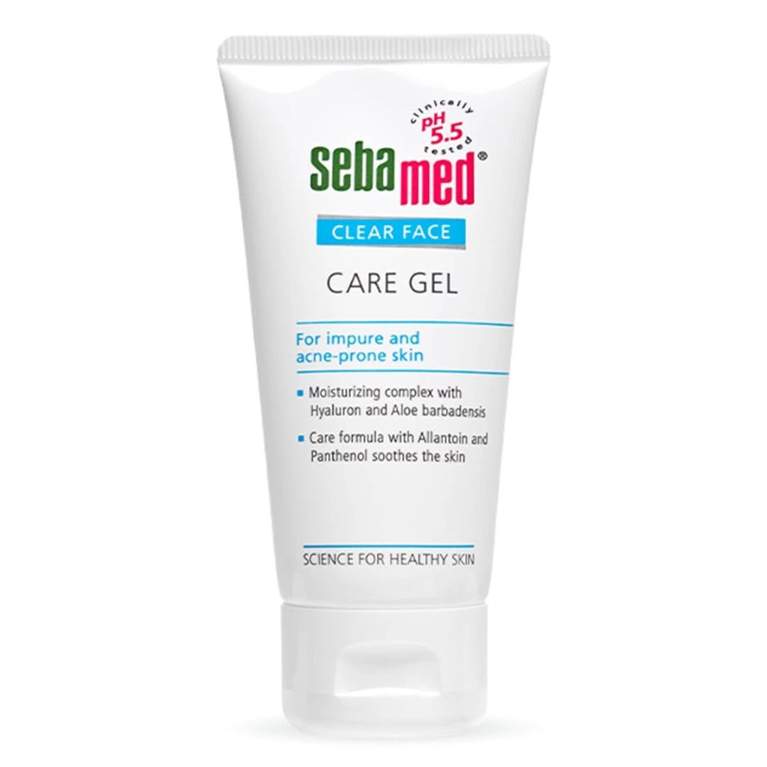 Sebamed Clear Face Care Gel | pH 5.5 |Non - sticky Moisturizer with Hyaluronic acid, Aloe Vera | Dermatologically & clinically tested | 50ml - Deals999