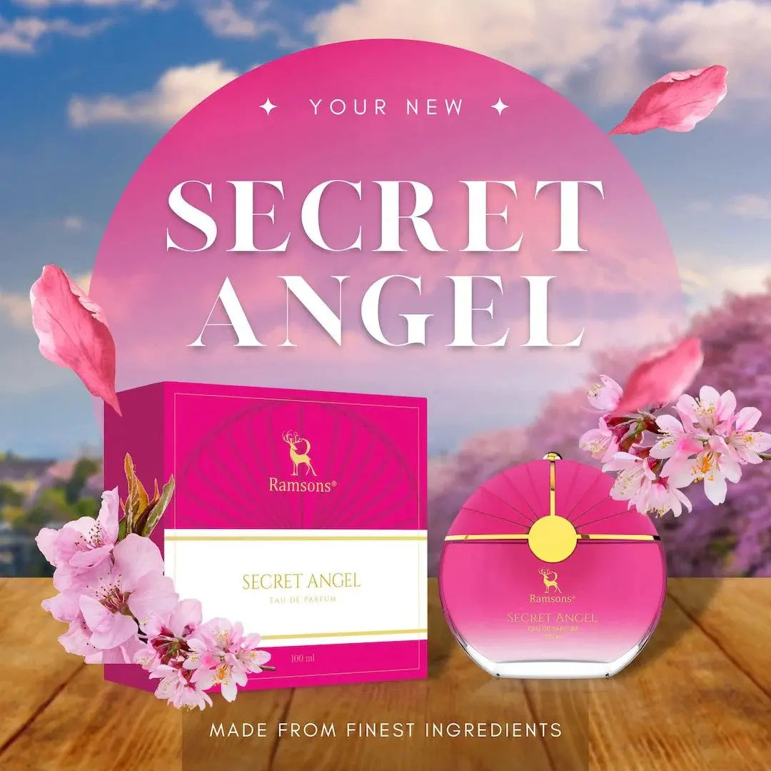 Ramsons Secret Angel Eau De Parfum - 100 ml | Premium Long Lasting Fragrance Spray