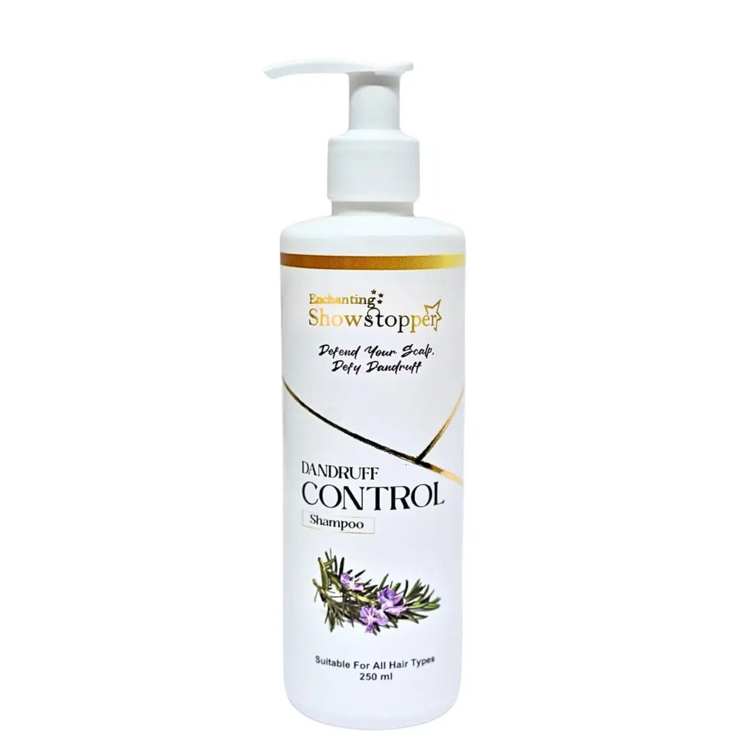 SHOWSTOPPER Dandruff Control Shampoo with Dandelix Pro – Sulfate - Free Scalp Care for Flake Removal, Itch Relief & Healthy Hair | Gentle Daily Dandruff Control Shampoo for Men & Women | 250 ml - Deals999