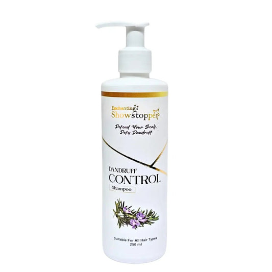 SHOWSTOPPER Dandruff Control Shampoo with Dandelix Pro – Sulfate - Free Scalp Care for Flake Removal, Itch Relief & Healthy Hair | Gentle Daily Dandruff Control Shampoo for Men & Women | 250 ml - Deals999