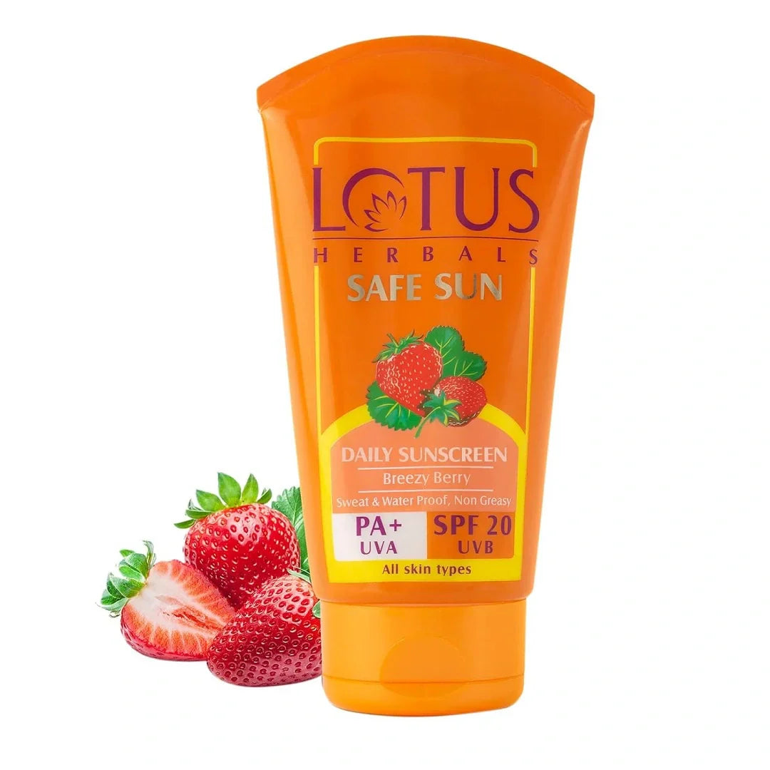  Lotus Herbals Safe Sun Block Cream Spf 20, 100g