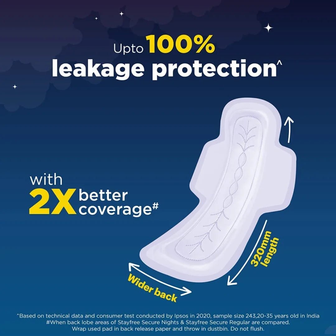 Stayfree Secure Nights Cottony Comfort XXL Pads 18's - Deals999
