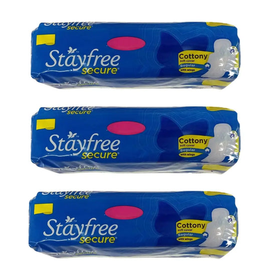 Stay-Free Secure Cottony soft cover Regular 6-Unit (pack of 3) UNIQUE