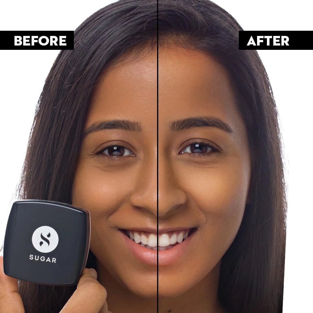 SUGAR Cosmetics All Set To Go Banana Matte Powder | Setting Matte Powder For Mattified Skin | Oil - Controlling & Smooth Application | 7Gm, Yellow - Deals999