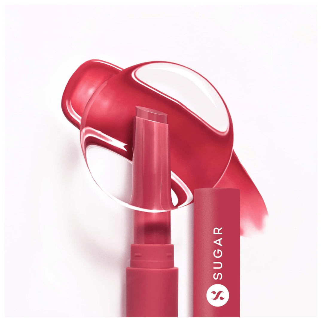 SUGAR Cosmetics Glide Peptide Plumping Gloss Stick with Collagen & Ceramides | Instantly Pumps - Deals999