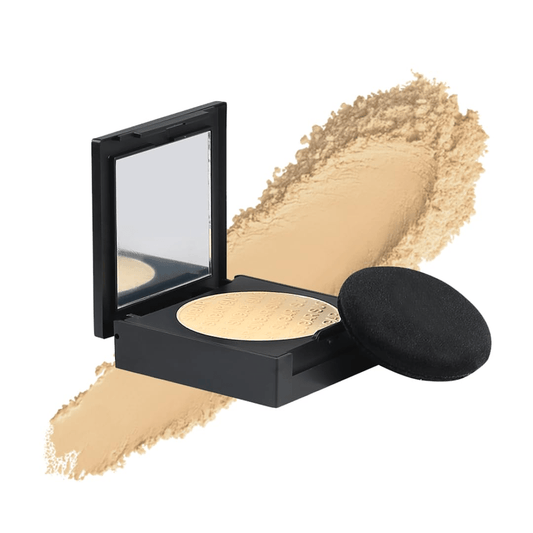 SUGAR Cosmetics - Powder Play - Beige Banana Compact - For Colour Correction or to Mask Shine - Oil - Controlling, Smooth Application, Long Lasting Matte Finish Suitable For All Skin Types (6 gm) - Deals999