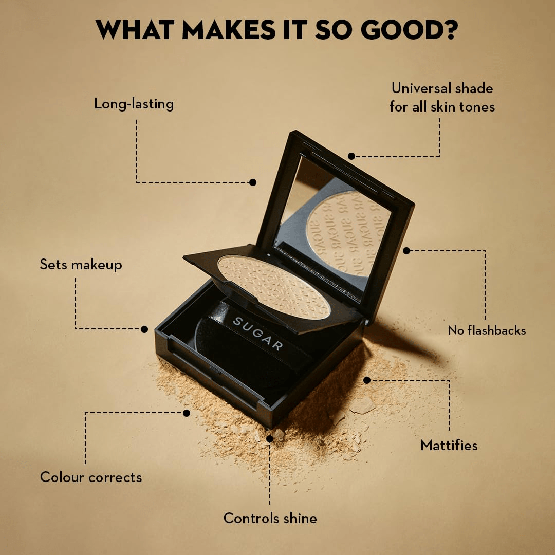 SUGAR Cosmetics - Powder Play - For Colour Correction or to Mask Shine ...