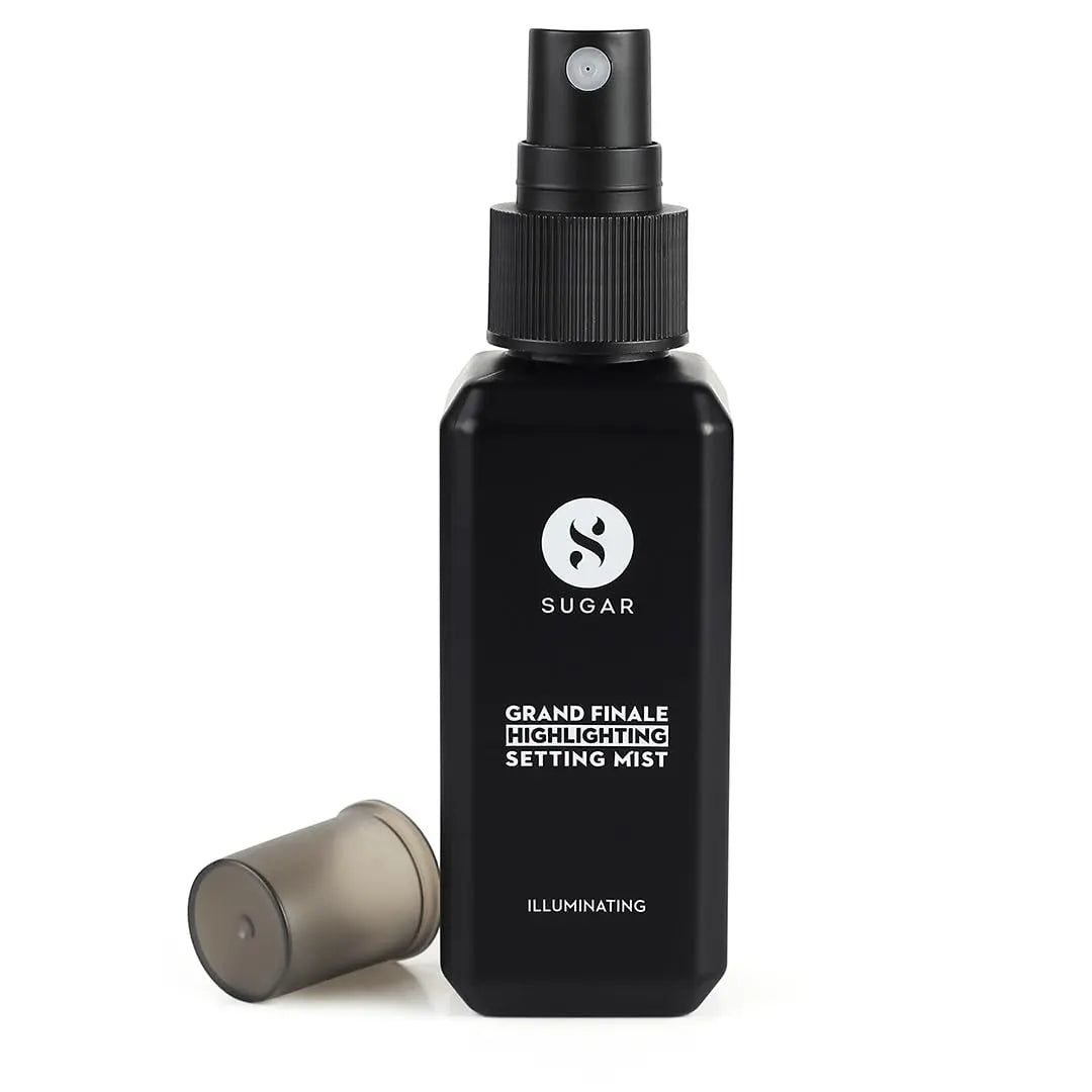 SUGAR Cosmetics Grand Finale Dewy 2 in 1 Setting Mist For Long lasting Makeup and Sun Protection | Paraben Free - 50 m