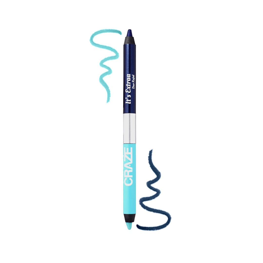 SWISS BEAUTY CRAZE It's Extraa Duo Matte Pencil Kajal with Vitamin E | 2 - in - 1 Shades | Highly Pigmented | Smudge - Proof | With Precise Tip | Shade - Deals999