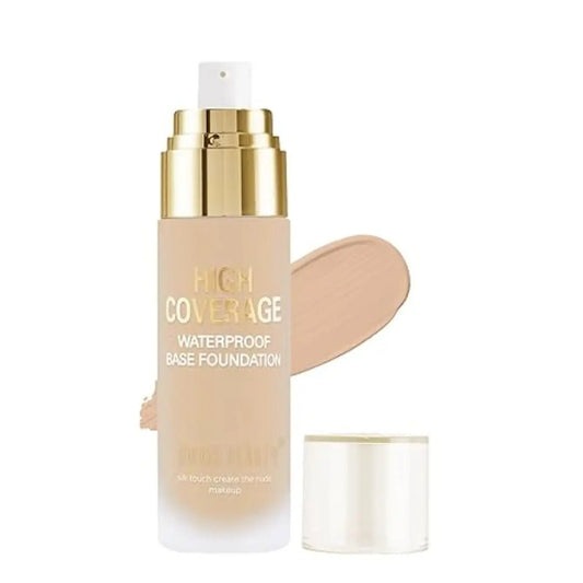 Swiss Beauty High Performance Foundation | Water-Resistant | Medium to Buildable Coverage | Lightweight | Easy to Blend | With Vitamin C & Niacinamide | Classic Ivory, 55g - Deals999