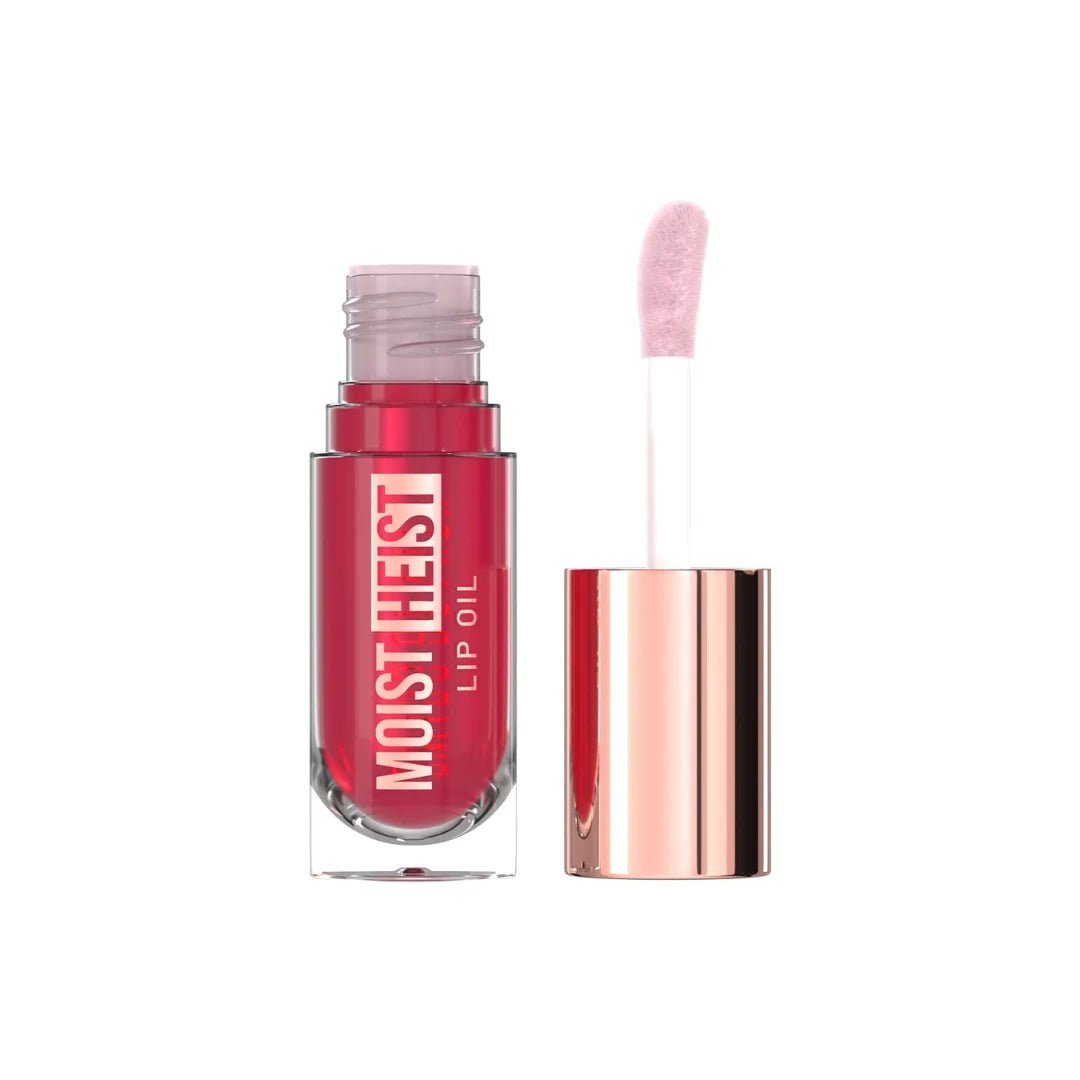Swiss Beauty Moist Heist Lip Oil | Colour - Changing | With Vitamin E & Mint Oil | Nourish & Protect | Shade - 1: Berry Robbery, 4.8g - Deals999
