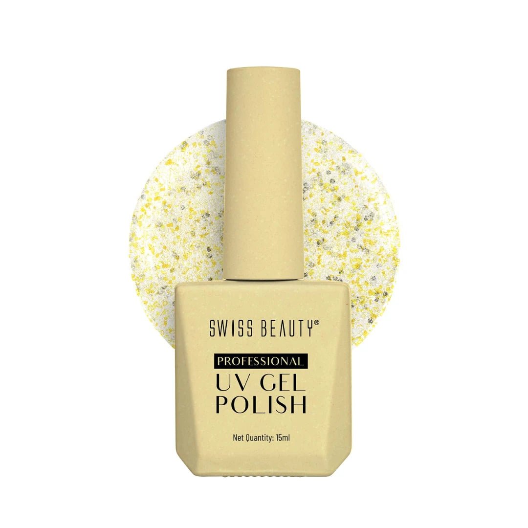 Swiss Beauty Professional UV Gel Nail Polish, Lasts Upto 21 Days, Super Glossy Finish, Non - Chipping, Non - Smudging, Quick Drying Nail Polish, Shade - 34, 15 ml - Deals999