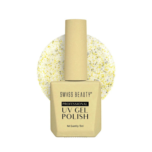 Swiss Beauty Professional UV Gel Nail Polish, Lasts Upto 21 Days, Super Glossy Finish, Non - Chipping, Non - Smudging, Quick Drying Nail Polish, Shade - 34, 15 ml - Deals999