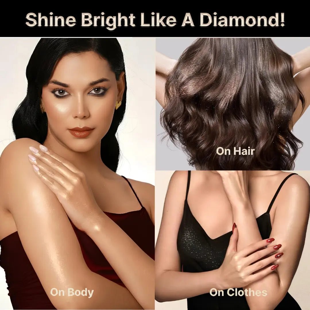 Swiss Beauty Select Born To Dazzle Glitter Spray | Pearlescent Particles | Multidimensional Shine | High - Impact Glow | Lightweight & Blendable | Gentle On The Skin | For Body & Hair | Shade - Hollywood Glam, 5gm - Deals999