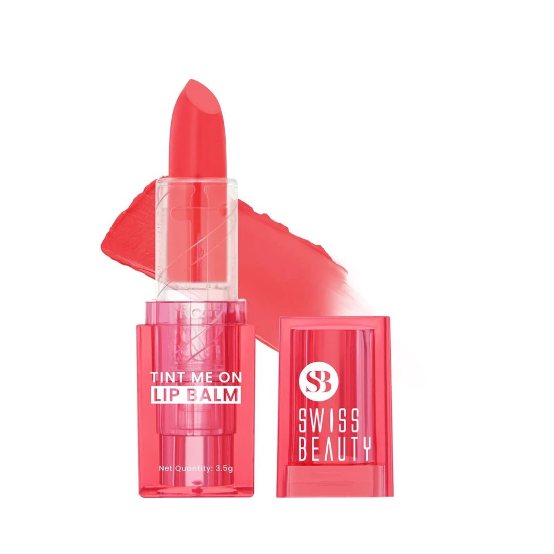 Swiss Beauty Tint Me On Lip Balm | Moisturises lips | Tinted Lip Balm | Shade - Cupcake Pink, 3.5gm - Deals999