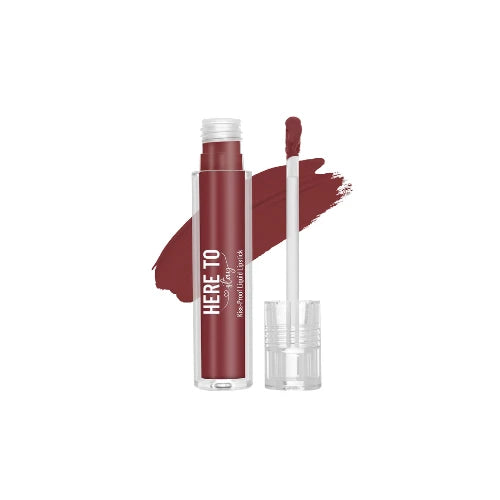 Swiss Beauty Select Here To Stay Liquid Matte Lipstick with Kiss-Proof Formula | Infused with Vitamin E | Non-Transfer, Smudgeproof | 12-18 Hrs Stay | Shade - Shocking Pink, 3ml |
