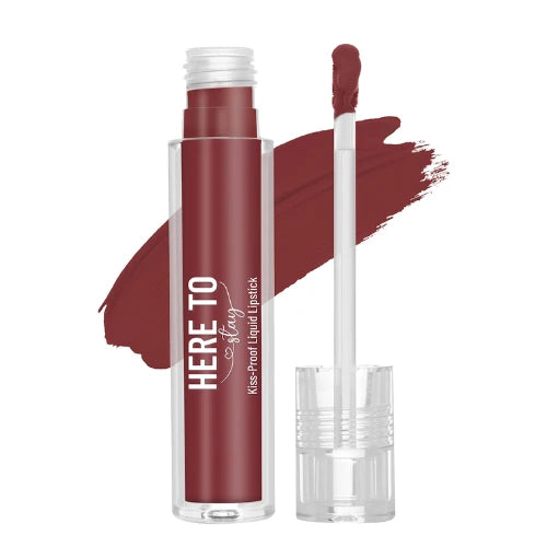 Swiss Beauty Select Here To Stay Liquid Matte Lipstick with Kiss-Proof Formula | Infused with Vitamin E | Non-Transfer, Smudgeproof | 12-18 Hrs Stay | Shade - Shocking Pink, 3ml |