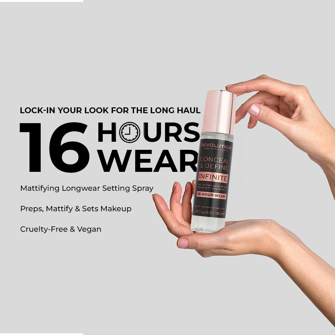 Revolution Beauty London Infinite Mattifying Setting Spray 100 Ml Translucent