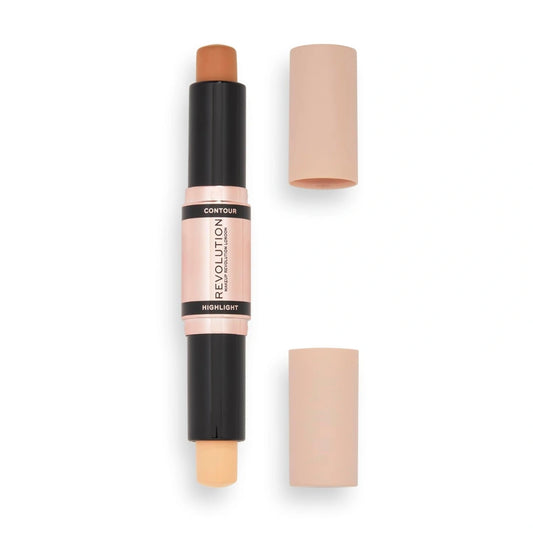 Revolution Fast Base Contour Stick Medium For Face Shaping, Long Lasting & Waterproof Contour Sticks Kit for Non-greasy Face Makeup (Medium) Paraben & Cruelty Free-4.8g