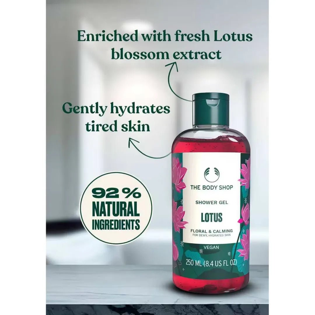 The Body Shop Lotus Shower Gel - 250ml - Deals999